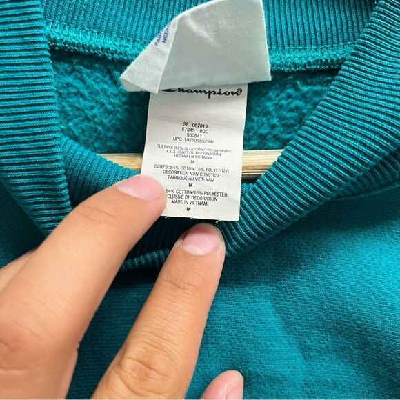 Rare Champion Reverse Weave Heavyweight Moc Neck Sweatshirt (M) - Picture 7 of 8